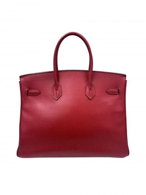 HERMES（エルメス）HERMES (エルメス) Birkin 35 バーキン 35/ヴォーエプソン/ルージュガランス/□J刻印：2006年製造/シルバー金具 ルージュガランス サイズ:35の古着・服飾アイテム