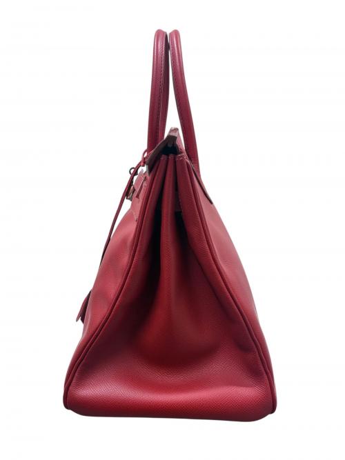 HERMES（エルメス）HERMES (エルメス) Birkin 35 バーキン 35/ヴォーエプソン/ルージュガランス/□J刻印：2006年製造/シルバー金具 ルージュガランス サイズ:35の古着・服飾アイテム