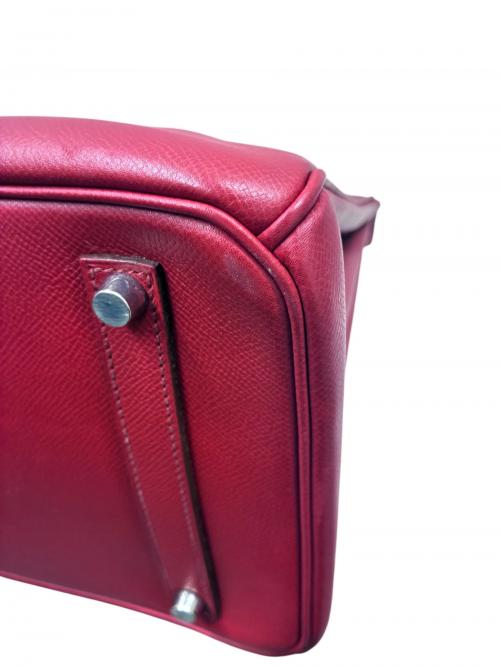 HERMES（エルメス）HERMES (エルメス) Birkin 35 バーキン 35/ヴォーエプソン/ルージュガランス/□J刻印：2006年製造/シルバー金具 ルージュガランス サイズ:35の古着・服飾アイテム