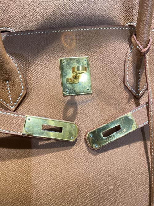 HERMES（エルメス）HERMES (エルメス) バーキン40/ゴールド金具/クシュベル/▢B刻印：1998年製/ゴールド ゴールド サイズ:40の古着・服飾アイテム