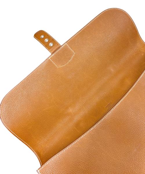 HERMES（エルメス）HERMES (エルメス) Sac à Dépêches Light 1-37 サックアディペッシュ ライト 1-37/バレニア/フォーブ/Z刻印：2021年製造/シルバー金具 フォーブの古着・服飾アイテム