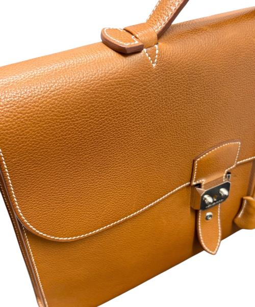 HERMES（エルメス）HERMES (エルメス) Sac à Dépêches Light 1-37 サックアディペッシュ ライト 1-37/バレニア/フォーブ/Z刻印：2021年製造/シルバー金具 フォーブの古着・服飾アイテム