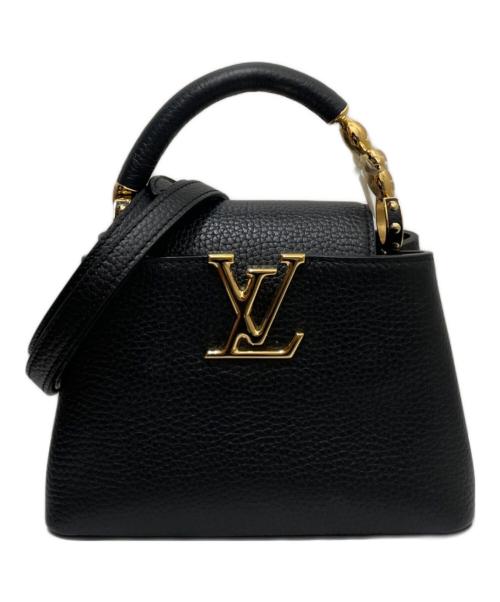 LOUIS VUITTON（ルイ ヴィトン）LOUIS VUITTON (ルイ ヴィトン) カプシーヌMINI ブラック サイズ:ミニの古着・服飾アイテム