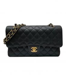 CHANEL（シャネル）の古着「マトラッセ25」｜ブラック×ゴールド金具