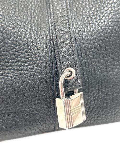 HERMES（エルメス）HERMES (エルメス) Picotin Lock/ピコタンロックMM/トリヨンクレマンス/ノワール/X刻印:2016年製 ブラック サイズ:MMの古着・服飾アイテム