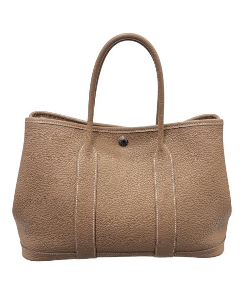 HERMES（エルメス）HERMES (エルメス) Garden Party TPM ガーデンパーティ TPM/ネゴンダ/エトゥープ/A刻印：2017年製造/シルバー金具 エトゥープの古着・服飾アイテム