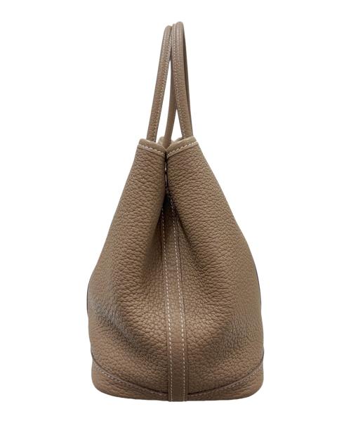 HERMES（エルメス）HERMES (エルメス) Garden Party TPM ガーデンパーティ TPM/ネゴンダ/エトゥープ/A刻印：2017年製造/シルバー金具 エトゥープの古着・服飾アイテム