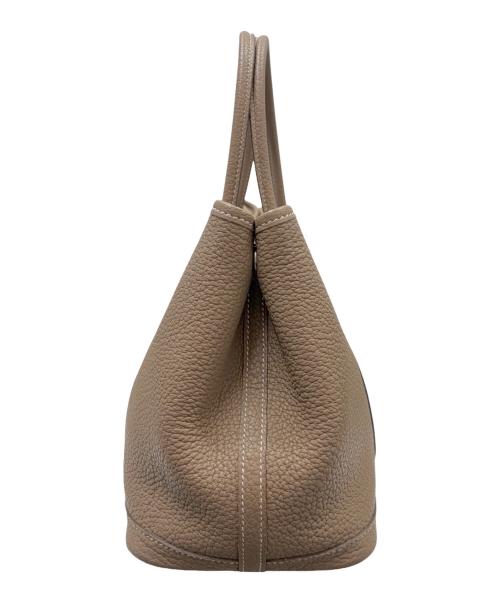 HERMES（エルメス）HERMES (エルメス) Garden Party TPM ガーデンパーティ TPM/ネゴンダ/エトゥープ/A刻印：2017年製造/シルバー金具 エトゥープの古着・服飾アイテム