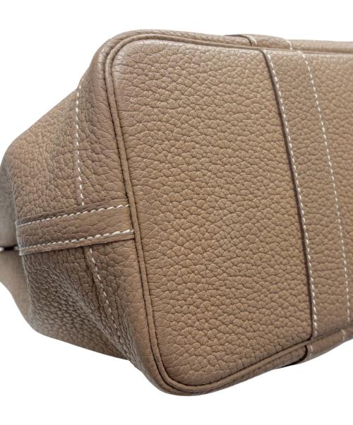 HERMES（エルメス）HERMES (エルメス) Garden Party TPM ガーデンパーティ TPM/ネゴンダ/エトゥープ/A刻印：2017年製造/シルバー金具 エトゥープの古着・服飾アイテム