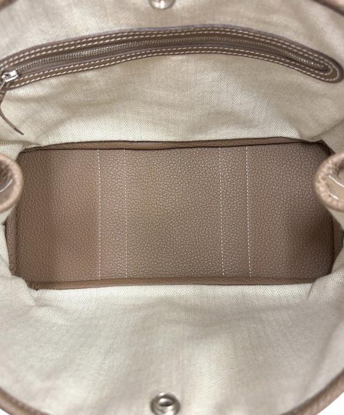 HERMES（エルメス）HERMES (エルメス) Garden Party TPM ガーデンパーティ TPM/ネゴンダ/エトゥープ/A刻印：2017年製造/シルバー金具 エトゥープの古着・服飾アイテム