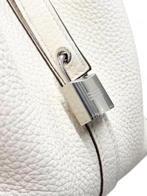 HERMES（エルメス）HERMES (エルメス) Picotin Lock Eclat MM ピコタンロックエクラ MM/トリヨンクレマンス/ナタ×セサミ/Z刻印：2021年製造/シルバー金具 ナタ×セサミ サイズ:MMの古着・服飾アイテム