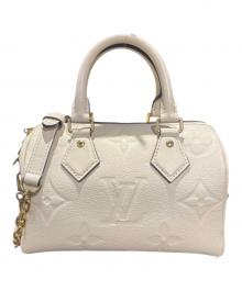 LOUIS VUITTON（ルイ ヴィトン）の古着「LOUIS VUITTON スピーディ・バンドリエール20 モノグラム・アンプラント/M58954」｜クレーム