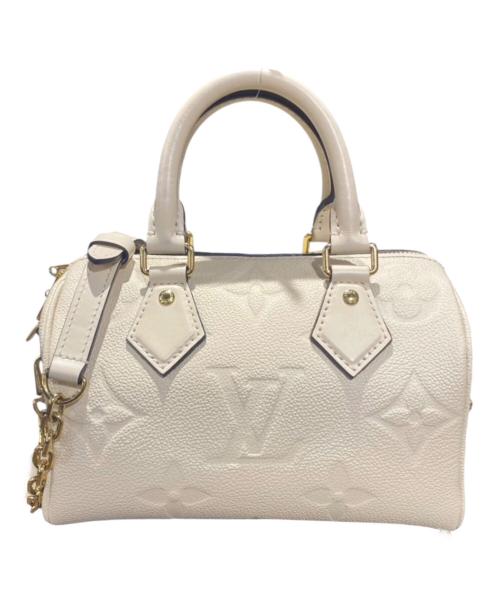 LOUIS VUITTON（ルイ ヴィトン）LOUIS VUITTON (ルイ ヴィトン) LOUIS VUITTON スピーディ・バンドリエール20 モノグラム・アンプラント/M58954 クレーム サイズ:20の古着・服飾アイテム