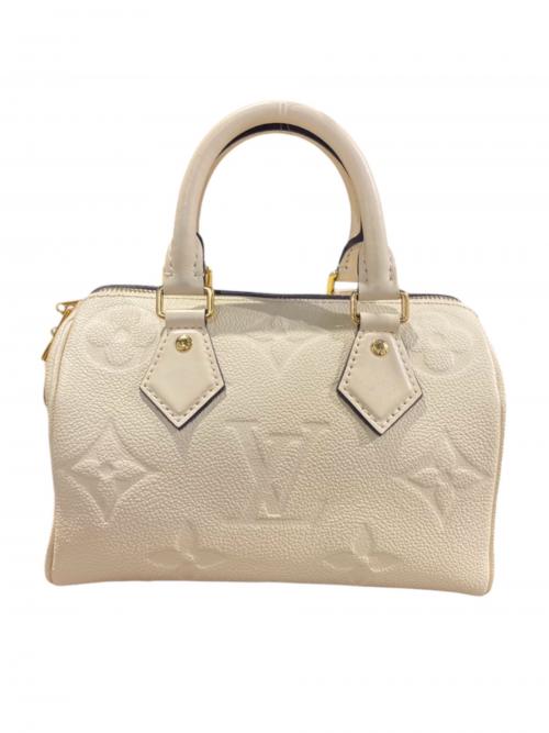 LOUIS VUITTON（ルイ ヴィトン）LOUIS VUITTON (ルイ ヴィトン) LOUIS VUITTON スピーディ・バンドリエール20 モノグラム・アンプラント/M58954 クレーム サイズ:20の古着・服飾アイテム