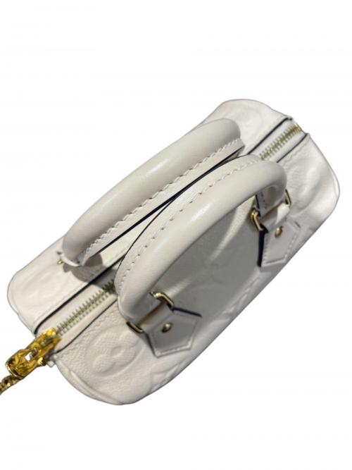 LOUIS VUITTON（ルイ ヴィトン）LOUIS VUITTON (ルイ ヴィトン) LOUIS VUITTON スピーディ・バンドリエール20 モノグラム・アンプラント/M58954 クレーム サイズ:20の古着・服飾アイテム