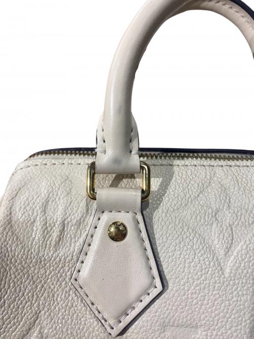 LOUIS VUITTON（ルイ ヴィトン）LOUIS VUITTON (ルイ ヴィトン) LOUIS VUITTON スピーディ・バンドリエール20 モノグラム・アンプラント/M58954 クレーム サイズ:20の古着・服飾アイテム