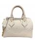 LOUIS VUITTON（ルイ ヴィトン）の古着「LOUIS VUITTON スピーディ・バンドリエール20 モノグラム・アンプラント/M58954」｜クレーム