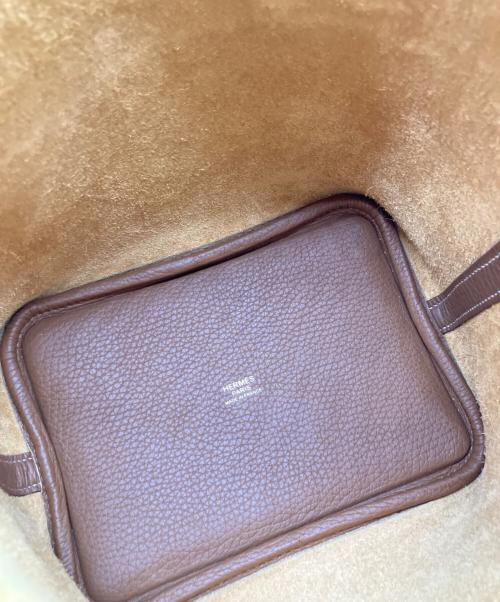 HERMES（エルメス）HERMES (エルメス) ピコタンロックPM/W刻印/トリヨンクレマンス/ゴールド金具/ハンドバッグ ゴールド サイズ:PMの古着・服飾アイテム
