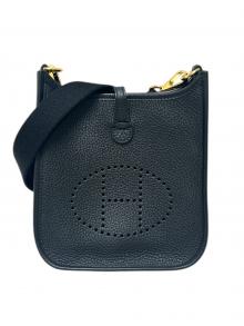 HERMES（エルメス）の古着「Evelyne TPM エブリン TPM/トリヨンクレマンス/ブラック/W刻印：2024年製造/ゴールド金具」｜ブラック