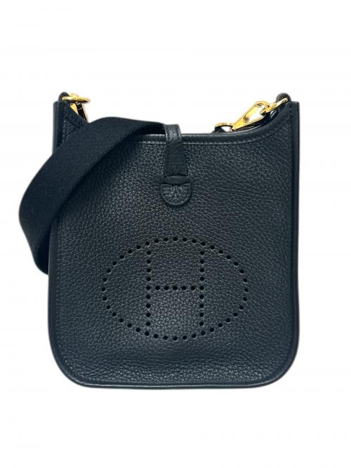 HERMES（エルメス）HERMES (エルメス) Evelyne TPM エブリン TPM/トリヨンクレマンス/ブラック/W刻印：2024年製造/ゴールド金具 ブラック サイズ:TPMの古着・服飾アイテム