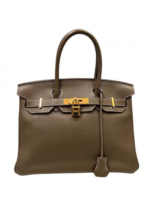 HERMES（エルメス）HERMES (エルメス) バーキン30/ゴールド刻印/トゴ/A刻印：2017年製/エトゥープ エトゥープ サイズ:30の古着・服飾アイテム