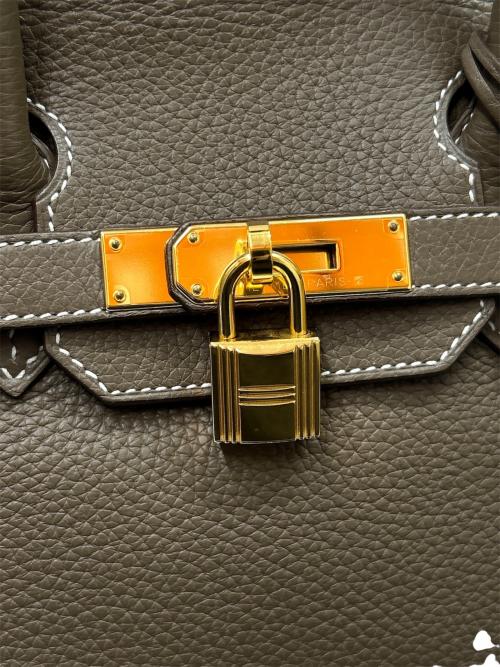 HERMES（エルメス）HERMES (エルメス) バーキン30/ゴールド刻印/トゴ/A刻印：2017年製/エトゥープ エトゥープ サイズ:30の古着・服飾アイテム