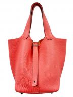 HERMESエルメス）の古着「Picotin Lock PM ピコタンロック PM/トリヨンクレマンス/ローズテキサス/Y刻印：2020年製造/シルバー金具」｜ローズテキサス