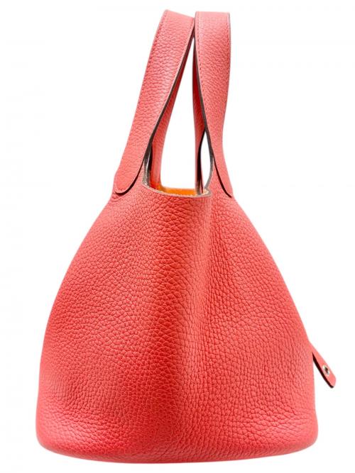 HERMES（エルメス）HERMES (エルメス) Picotin Lock PM ピコタンロック PM/トリヨンクレマンス/ローズテキサス/Y刻印：2020年製造/シルバー金具 ローズテキサス サイズ:PMの古着・服飾アイテム