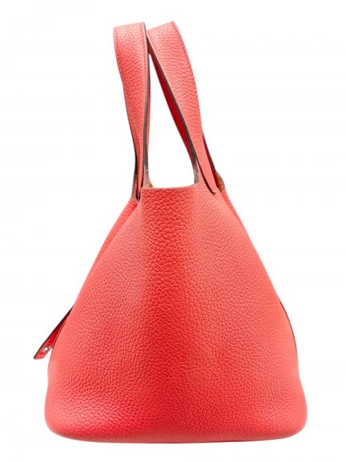 HERMES（エルメス）HERMES (エルメス) Picotin Lock PM ピコタンロック PM/トリヨンクレマンス/ローズテキサス/Y刻印：2020年製造/シルバー金具 ローズテキサス サイズ:PMの古着・服飾アイテム