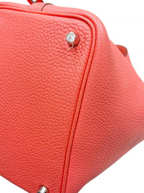 HERMES（エルメス）HERMES (エルメス) Picotin Lock PM ピコタンロック PM/トリヨンクレマンス/ローズテキサス/Y刻印：2020年製造/シルバー金具 ローズテキサス サイズ:PMの古着・服飾アイテム