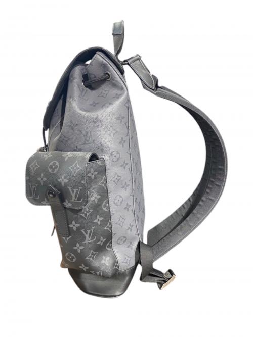 LOUIS VUITTON（ルイ ヴィトン）LOUIS VUITTON (ルイ ヴィトン) クリストファーPM モノグラム・エクリプスリバース/M46331 ブラック×グレー サイズ:PMの古着・服飾アイテム