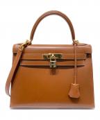 HERMESエルメス）の古着「ケリー28 外縫い/ボックスカーフ/E刻印:2001年/フォーブル」｜フォーブル