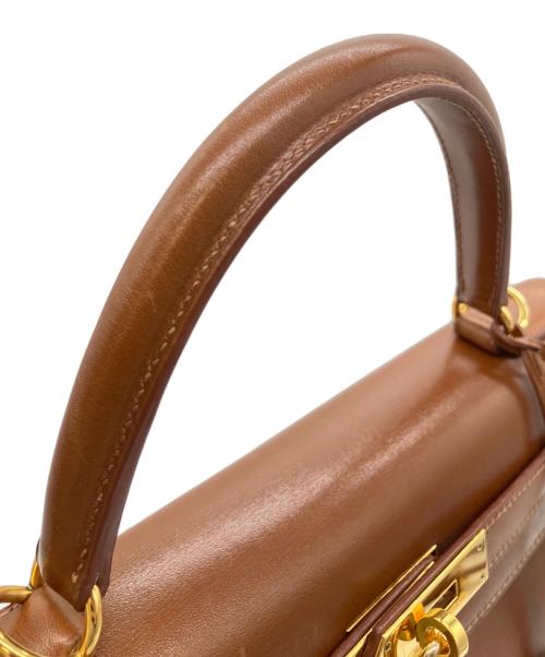 HERMES（エルメス）HERMES (エルメス) ケリー28 外縫い/ボックスカーフ/E刻印:2001年/フォーブル フォーブル サイズ:28の古着・服飾アイテム