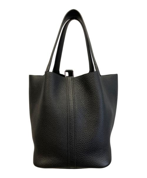 HERMES（エルメス）HERMES (エルメス) ピコタンロックMM/U刻印/トリヨンクレマンス/シルバー金具/ハンドバッグ ブラック サイズ:MMの古着・服飾アイテム
