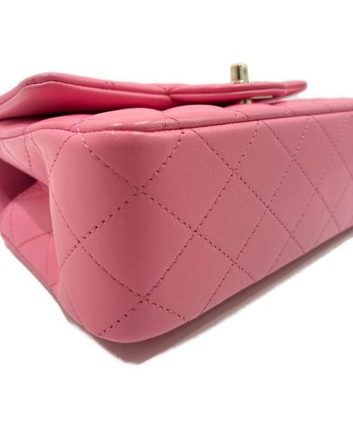 CHANEL（シャネル）CHANEL (シャネル) マトラッセ	トップハンドルミニ ショルダーバッグ ピンク サイズ:mini/ミニの古着・服飾アイテム