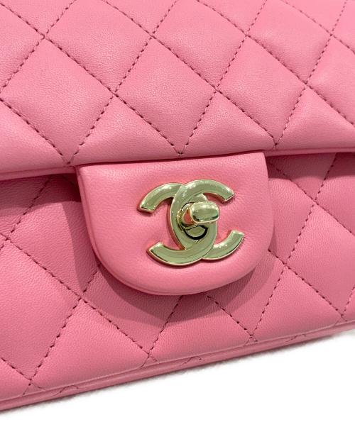 CHANEL（シャネル）CHANEL (シャネル) マトラッセ	トップハンドルミニ ショルダーバッグ ピンク サイズ:mini/ミニの古着・服飾アイテム