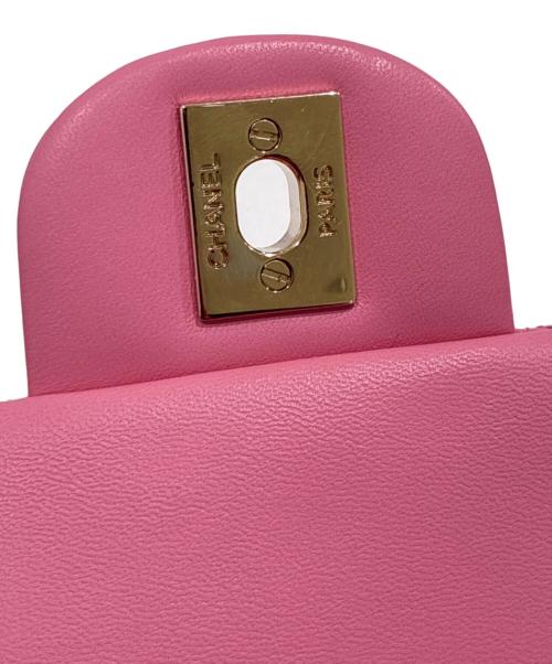 CHANEL（シャネル）CHANEL (シャネル) マトラッセ	トップハンドルミニ ショルダーバッグ ピンク サイズ:mini/ミニの古着・服飾アイテム