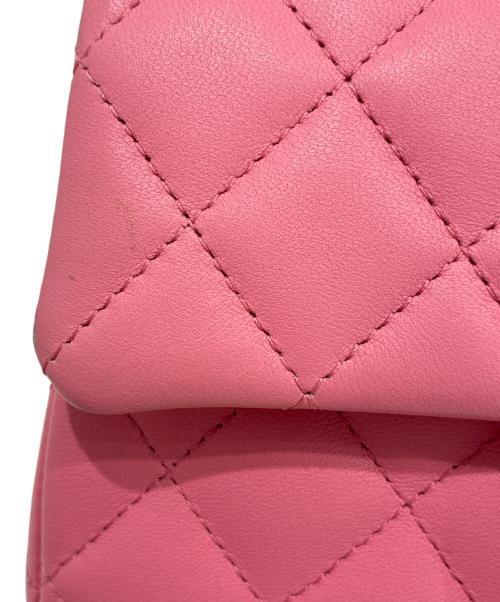 CHANEL（シャネル）CHANEL (シャネル) マトラッセ	トップハンドルミニ ショルダーバッグ ピンク サイズ:mini/ミニの古着・服飾アイテム