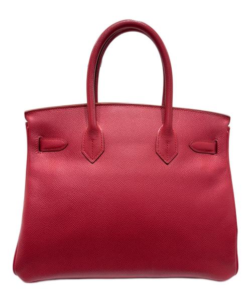 HERMES（エルメス）HERMES (エルメス) バーキン 30　クシュベル　ルージュヴィフ　▢D刻印：2000年　 ルージュヴィフ サイズ:30の古着・服飾アイテム