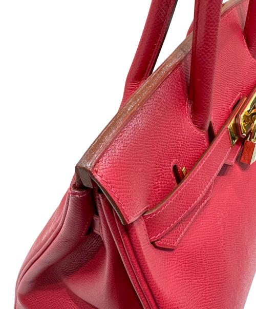 HERMES（エルメス）HERMES (エルメス) バーキン 30　クシュベル　ルージュヴィフ　▢D刻印：2000年　 ルージュヴィフ サイズ:30の古着・服飾アイテム