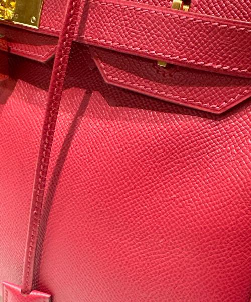 HERMES（エルメス）HERMES (エルメス) バーキン 30　クシュベル　ルージュヴィフ　▢D刻印：2000年　 ルージュヴィフ サイズ:30の古着・服飾アイテム