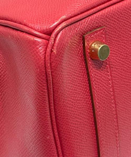 HERMES（エルメス）HERMES (エルメス) バーキン 30　クシュベル　ルージュヴィフ　▢D刻印：2000年　 ルージュヴィフ サイズ:30の古着・服飾アイテム