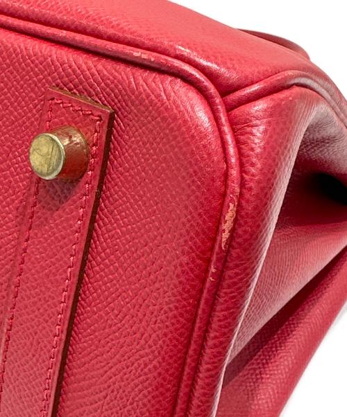 HERMES（エルメス）HERMES (エルメス) バーキン 30　クシュベル　ルージュヴィフ　▢D刻印：2000年　 ルージュヴィフ サイズ:30の古着・服飾アイテム