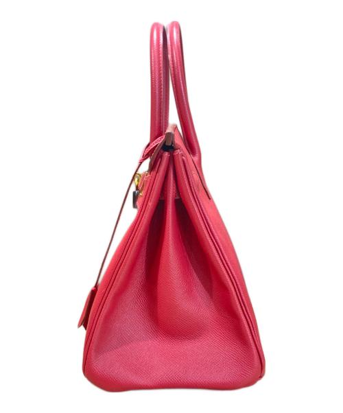 HERMES（エルメス）HERMES (エルメス) バーキン30/ゴールド金具/クシュベル/▢D刻印：2000年製 ルージュヴィフ サイズ:30の古着・服飾アイテム
