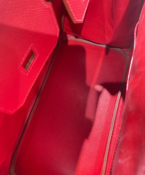 HERMES（エルメス）HERMES (エルメス) バーキン30/ゴールド金具/クシュベル/▢D刻印：2000年製 ルージュヴィフ サイズ:30の古着・服飾アイテム