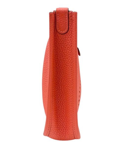HERMES（エルメス）HERMES (エルメス) Evelyne TPM エブリン TPM/トリヨンクレマンス/レッド系/D刻印：2019年製造/シルバー金具 レッド系 サイズ:TPMの古着・服飾アイテム