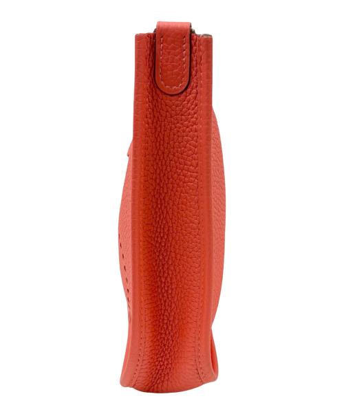 HERMES（エルメス）HERMES (エルメス) Evelyne TPM エブリン TPM/トリヨンクレマンス/レッド系/D刻印：2019年製造/シルバー金具 レッド系 サイズ:TPMの古着・服飾アイテム