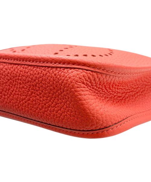 HERMES（エルメス）HERMES (エルメス) Evelyne TPM エブリン TPM/トリヨンクレマンス/レッド系/D刻印：2019年製造/シルバー金具 レッド系 サイズ:TPMの古着・服飾アイテム