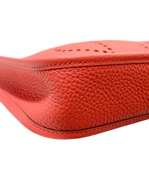 HERMES（エルメス）HERMES (エルメス) Evelyne TPM エブリン TPM/トリヨンクレマンス/レッド系/D刻印：2019年製造/シルバー金具 レッド系 サイズ:TPMの古着・服飾アイテム
