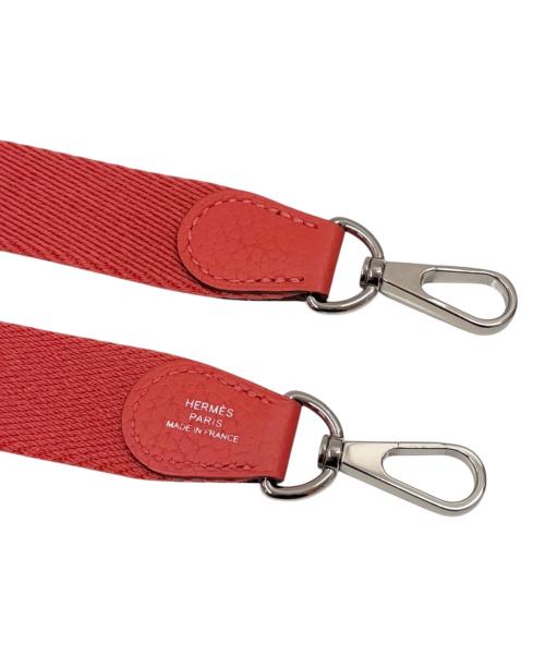 HERMES（エルメス）HERMES (エルメス) Evelyne TPM エブリン TPM/トリヨンクレマンス/レッド系/D刻印：2019年製造/シルバー金具 レッド系 サイズ:TPMの古着・服飾アイテム